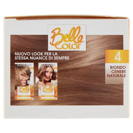 Garnier Belle Color Colore Luminoso, Tinta per Capelli Bianchi 4 Biondo Cenere Naturale